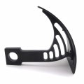 Htt Motorcycle Black Vertical Curved Mount License Plate Bracket Tag Holder For Kawasak 1998-2005 Zx-r6 2003-2014 Zx-6r Rr 636