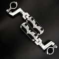 Eagle Hawk Shape Front 1 5 2 Highway Radical Stiletto 4475 Foot Pegs Clamps For Honda Goldwing Gl Chrome Body Black Rubber