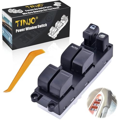 Front Left Driver Side Power Window Master Switch For 2000-2006 Nissan Sentra Replaces Part Number 25401-5m000 Black