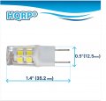 Hqrp G8 Bi-pin 17 Leds Light Bulb Smd 2835 Cool White For Accent Microwave Ovens Pendant Puck Under Cabinet Lights