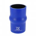X Autohaux 100mm Length 54mm Inner Diameter Straight Hump Silicone Hose Coupler Intercooler Tube For Car Intake Piping Blue