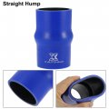 X Autohaux 100mm Length 54mm Inner Diameter Straight Hump Silicone Hose Coupler Intercooler Tube For Car Intake Piping Blue