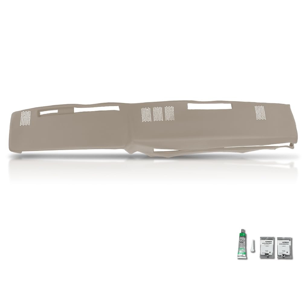 Dash Bezel Cover For 1981 To 1987 Chevy Gmc Full Size Pickup And 1991 Suv Beige Tpe Dashboard Panel