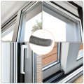 Uxcell Self Adhesive Brush Seal Weather Stripping 3 8 X 36ft Door Strip For Sliding Sash Window Wardrobe Gray