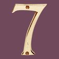 Bright Solid Brass 3 7 8 Address House Number Renovators Supply 