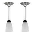 2 Rv Trailer Decorative Pendent Light 12v Led Satin Nickel
