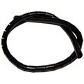 Morris 22110 Spiral Wrap Polyethylene 06 To 0 39-inch Uv Black 