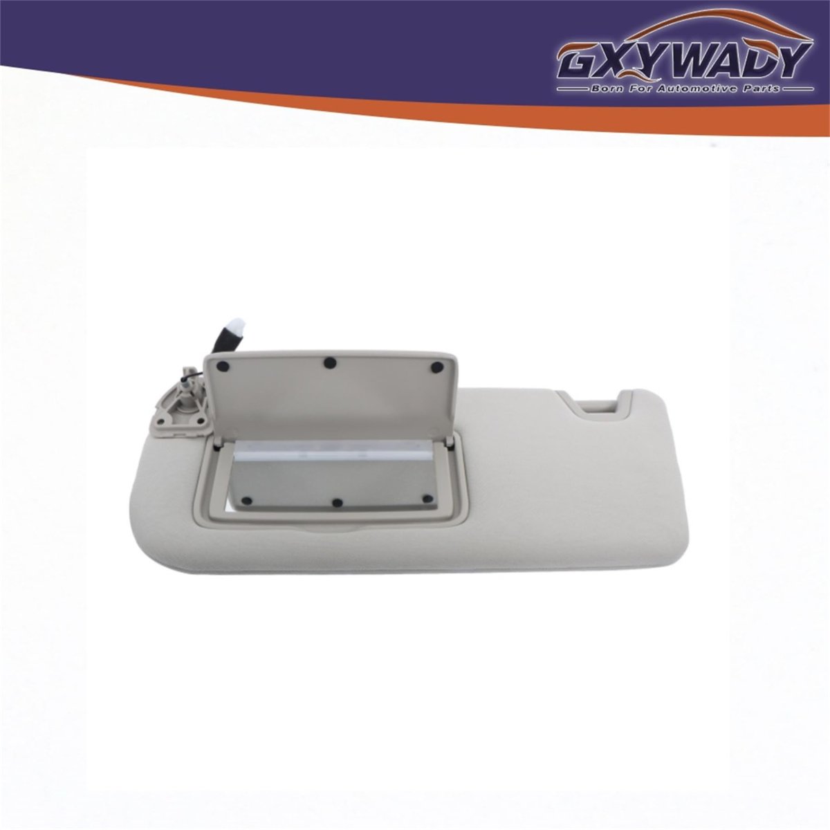 Gray Left Driver Side Sun Visor Replacement For Altima 2019 2020 2021 2022 2023 2024 Built In Mirror With Lights Replaces