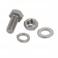 Uxcell 20pcs 304 Stainless Steel M5x16mm Hex Bolts W Nuts And Washers Assortment Kit