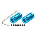 6 35mm To Shaft Coupler Rigid Coupling Connector L25mm X D14mm Aluminum Alloy For 3d Printers Diy Encoder With 8 Screws Spanner 