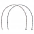 Uxcell 39inch Long Faucet Supply Line Connector 2pcs G1 2 Female Compression Thread X M10 Male Braided Short 304 Stainless