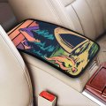 Itinspace Car Armrest Cover Tent And Campfire Design Console Universal Fit For Most Vehicles Enhance Comfort Protect Your