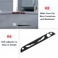 Junleli High Mount Braking Light Lamp Decorative Cover Trim For Jeep Patriot 2011 2012 2013 2014 2015 2016 Car Exterior
