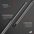 A-premium Rear Pair 2 Shock Absorber Compatible With Dodge Durango 2011-2019 Jeep Grand Cherokee 2011-2021 Driver And Passenger