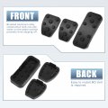 X Autohaux Anti Slip Aluminum Alloy Car Foot Pedal Pads Accelerator Gas Brake Clutch Cover Kit For Subaru Impreza Ge Gh Gr Gv