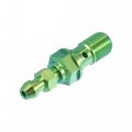 Titanium Alloy M10x1 25 Motorcycle Brake Master Cylinder Screw M10 Thread Single Nipples Fittings Adapter Green 