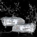 Labwork 1 Pair Fog Lights Replacement For 2017-2020 Nissan Rogue S Sl Sv Hybrid Driving Switch Bezel Wires Clear Lens