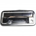 Chevy C1500 Exterior Door Handle Front Driver Side Chrome 1988-1999 With Key Hole Trim Base All Submodels 