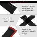 4pcs Side Window Deflectors For 2006 To 2012 Toyota Rav4 Outside Mount Rain Guards With Smoked Tint Tape On Wind Air