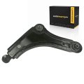 1999 2000 2001 2002 Daewoo Nubira Control Arm And Ball Joint Grooved Stud Steel Rubber Bushing Black