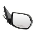 Black Driver And Passenger Side View Mirror Textured With Power Adjustment Compatible For 2012-2016 Honda Cr-v 76250t0aa01