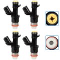 12 Holes Fuel Injectors Compatible For 2013-2015 Acura Ilx 2009-2014 Tsx 2008-2012 Honda Accord Civic Replace Fj1046 4pcs