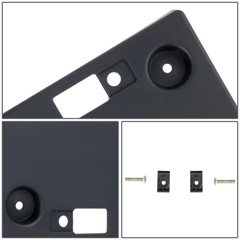 Dna Motoring Lp-ni1068132 Front License Plate Mounting Bracket For 2016-2018 Sentra Excludes Nismo Model