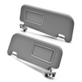 1 Pair Sun Visor With Makeup Mirror Fits For 2007-2011 Yaris Front Shade Left Right Replace Oe 74320-52810-bo 