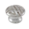 Vicenza Designs K1125 Camesana Knob Large Polished Silver 