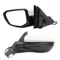 Dasbecan Left Driver Side Door Mirror Assembly For Honda Civic 2016 2017 2018 2019 2020 2021 Power Glass Heated Replaces 
