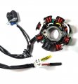 Stator 49-150cc 4 Stroke Fits Many Chinese Atvs Gokarts Scooters 8 Coil 3 Pin In Jack 2 Wires