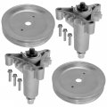 Caltric 2 Spindle Assembly Pulley Compatible With Husqvarna Lr110 Lr111 Lr12 Lr120 Lr121 Lr 122 125