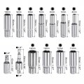 Socket Accessory Set 4-14mm Deep 360a Rotatable Hex Shank Impact Driver Adaptor Universal Joints With 1 4 Drive