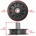 Caltric Idler Pulley Compatible With Husqvarna Cth2642 Lt1238 Lt1538 Lt16542 Lt18542 Lt131 Lt141