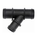 Volkswagen Beetle 20 Coolant Hose Connector Plastic Material Black Barb Fitting Attachment End And 2 Male 1 2 Gender 