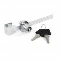 Uxcell Jewelry Cabinet Showcases Window Locking Silver Tone Metal Lock With 2 Keys