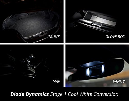 Diode Dynamics Dd0225 Cool White Interior Led Conversion Kit 8 Pack