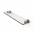 Allied Brass Waverly Place Collection 22 Inch Vanity Beveled Edges Glass Shelf 22-inch Brushed Bronze 