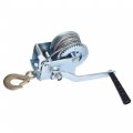 600lbs Heavy Duty Hand Winch Crank Strap Gear With 8m Steel Wire Manual Operated Ratchet Atv Boat Trailer Marine 