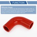 1 Pcs 35mm 38 -38mm 50 Id 90mm 3 54 Length 90 Degrees Red Car Silicone Hose Coolant Universal