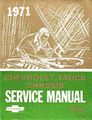 1971 Chevy C K 10-30 Light Truck Shop Service Repair Manual Engine Electrical 