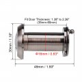 Uxcell Door Viewer Solid Brass 220-degree Peephole With Cover For 35mm-60mm Doors Antique Copper Finish