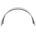 Recpro Trailer Single Round Aluminum Fender Diamond And Smooth Design Diamond Plate 10 X 36 18