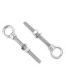 Threaded Eyebolts 5 Pack 8 In X 6 Long Stainless Steel Marine Grade Shoulder Eye Bolt With Nuts Wd15199