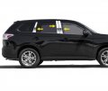 For 2007-2013 Mitsubishi Outlander 6pc Stainless Steel Chrome Pillar Post Trim 