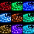 66ft Led Strip Lights 600 Leds High Density Music Sync Bluetooth App And Remote Control Rgb Color Changing Lighting For Bedroom 