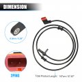 X Autohaux Abs Wheel Speed Sensor 2115403017 Transmission For Mercedes-benz E-class E320 E350 E500 Cls550