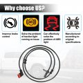 X Autohaux Abs Wheel Speed Sensor 2115403017 Transmission For Mercedes-benz E-class E320 E350 E500 Cls550