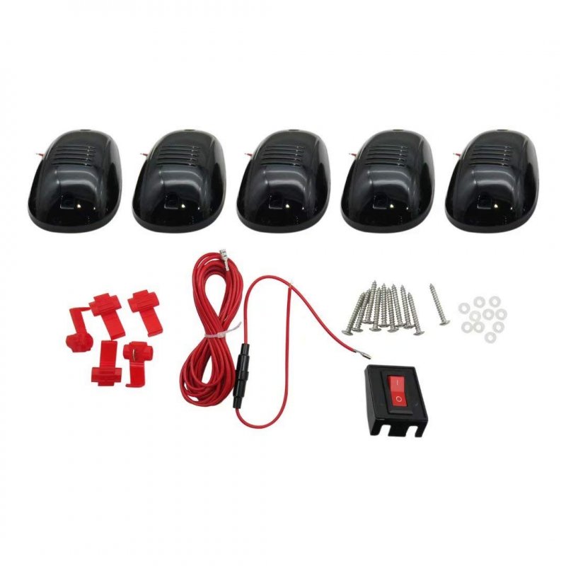 Amber Led Cab Roof Top Marker Running Lights For Ford Jeep Dodge Truck Suv