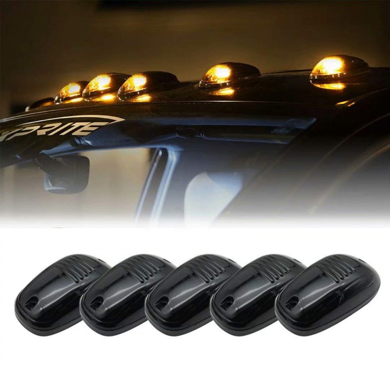 Amber Led Cab Roof Top Marker Running Lights For Ford Jeep Dodge Truck Suv